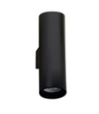 Coco 1.2 Aplique Pared Cilindrico GU10 Par16 13w ø56x180mm C/Tapaboca Negro