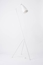 Olivia P Lampara de Pie Mini Tripode 1L E27 Blanco Mate