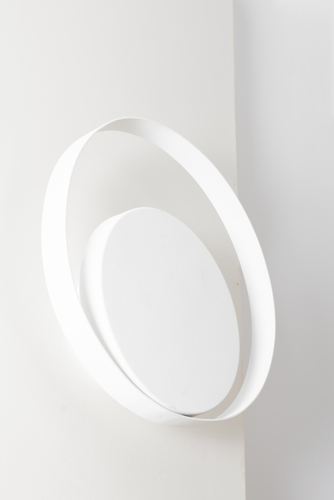 Eclipse Aplique Di.30cm Led 9,6W 3000K Blanco/Blanco