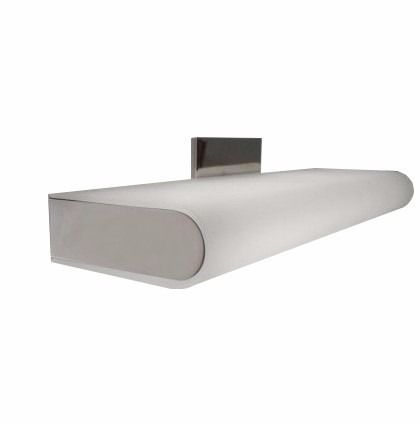 Duke Aplique Cristal Satinado 40cm  Led 12,6W 3000K Cromo