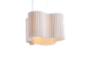 Flag 45 S Colgante Silueta Fibra Di.45,5xh35cm Led 14,7W 2700k H.Douglas Interior Blanco o Crudo
