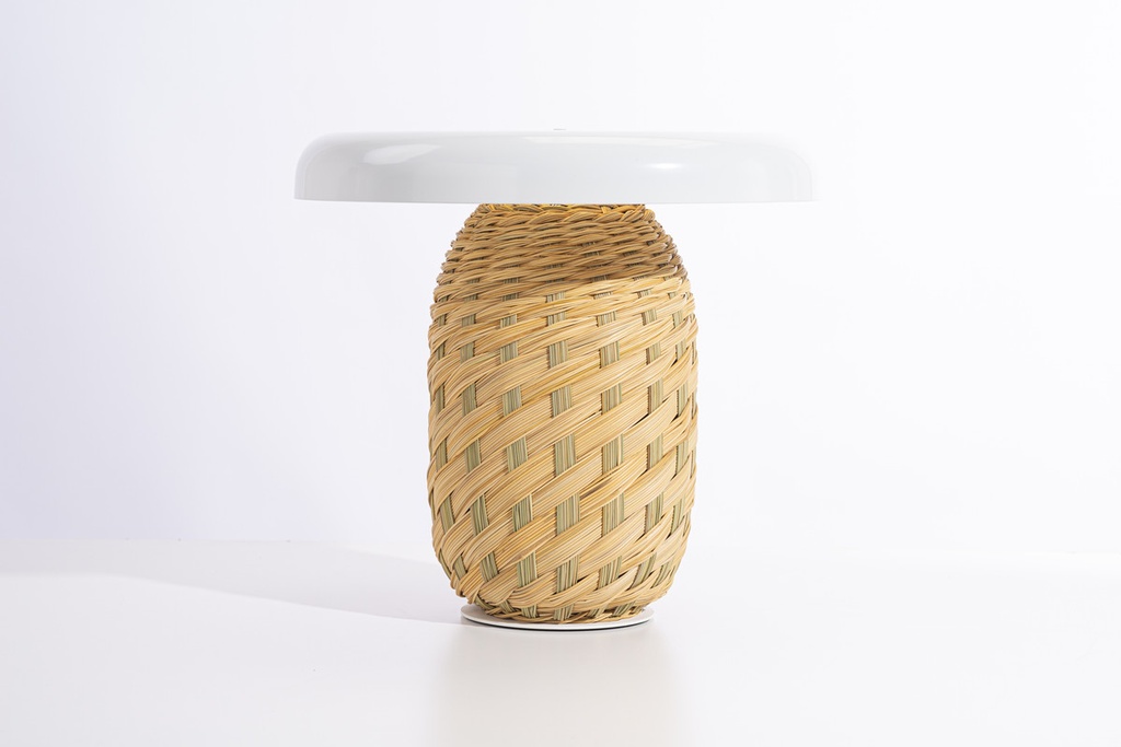 Valle de Mesa M Di.40xh42cm Gu10 Par16 6W 2700k Led 2700k Natural + Cabezal Blanco