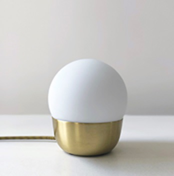 Dimi Nuto Lampara Mesa Metal E27 Led Di.12xh15cm Oro Satinado