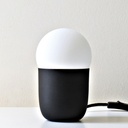 Nuto Lampara Mesa Metal E27 Led Di.12xh20cm Negro