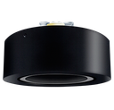 Tondo Semi Embutido Exterior Led AR111 GU10 h.50mm Negro Texturado
