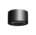 Tondo Plafon Exterior Led AR111 GU10 h.90mm Negro Texturado