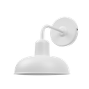 Vintage Aplique de Pared Acero C/Movimiento Di.20Cm 1L E27 Blanco
