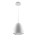 Retro Wok Colgante 1 Luz E27 Di.18cm Blanco