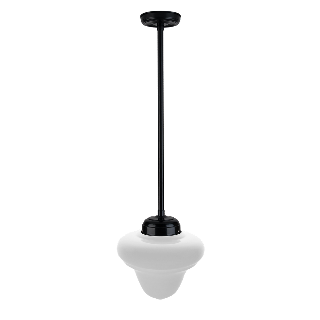 Rosario Colgante Barral Aluminio IP44 1 Luz E27 Di.25xh29cm Negro