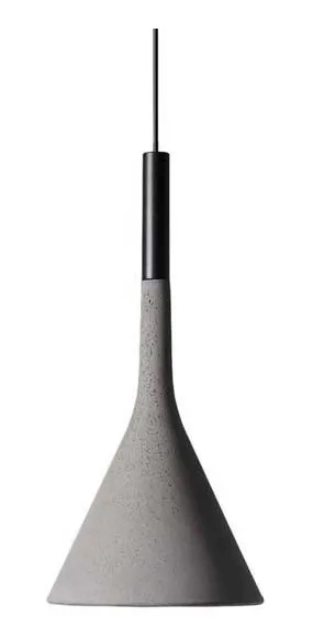 Dafne Colgante Cemento 1Luz Gu10 Interior Di.16cm 