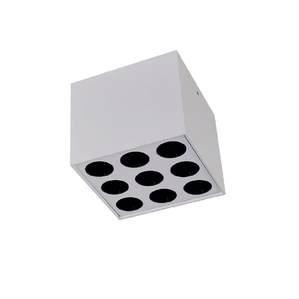 Trou P9 Plafon 10Cm Led 18W Ip20 3000k 220v  Dimerizable Blanco/Negro
