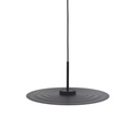 Rides Colgante Plato Led 7W 2700k 220v Ip20 Dimerizable Di.400mm Negro