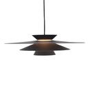 St2 Colgante Circular Led 12W 2700k 220v Ip20 Dimerizable Di.500mm Negro