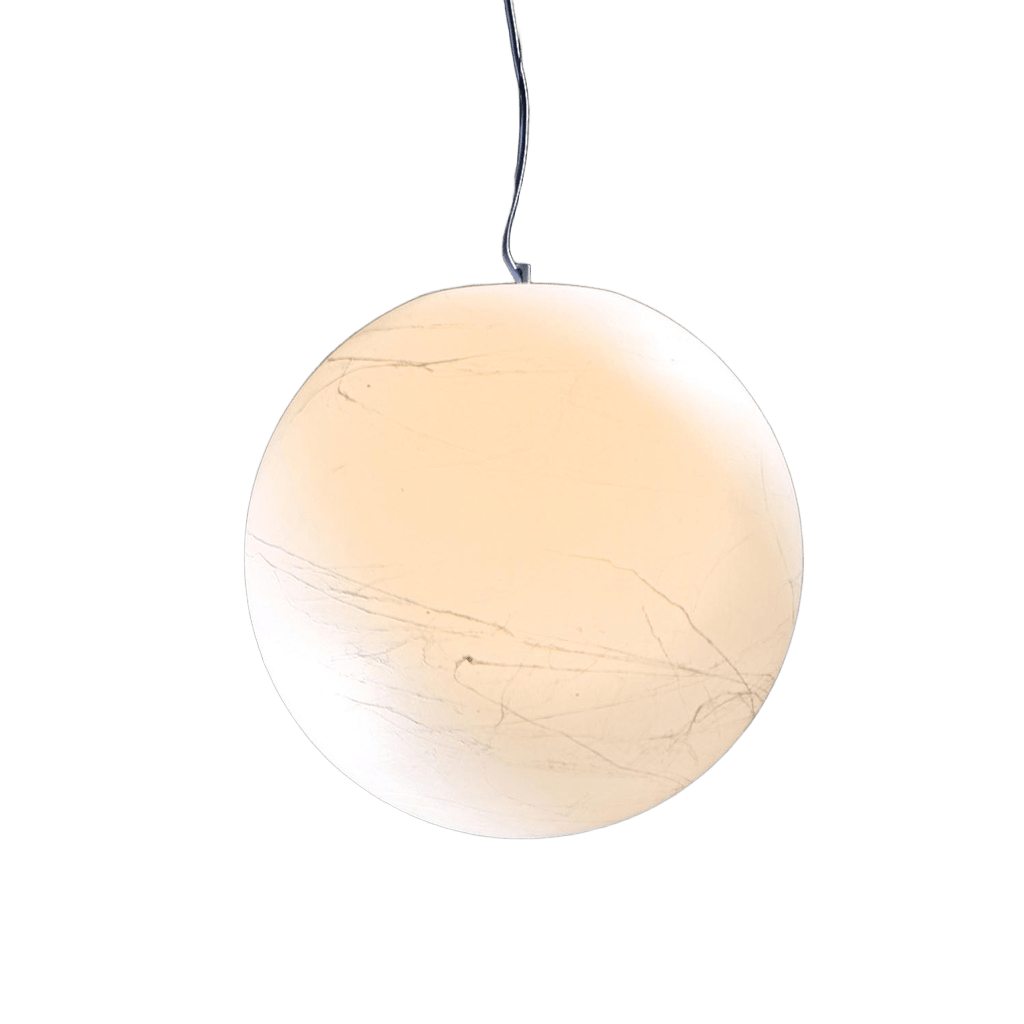 Bulan S Colgante Globo 1 Luz E27 Ip20 Di.400mm Blanco