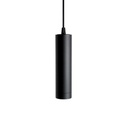 Viker S Colgante Cilindrico Gu10 Par16 Ip20 Di.55x200Mm Negro
