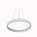 Gers S Colgante Aro Led 60W 3000k 220v Ip20 Dimerizable Di.800mm Blanco