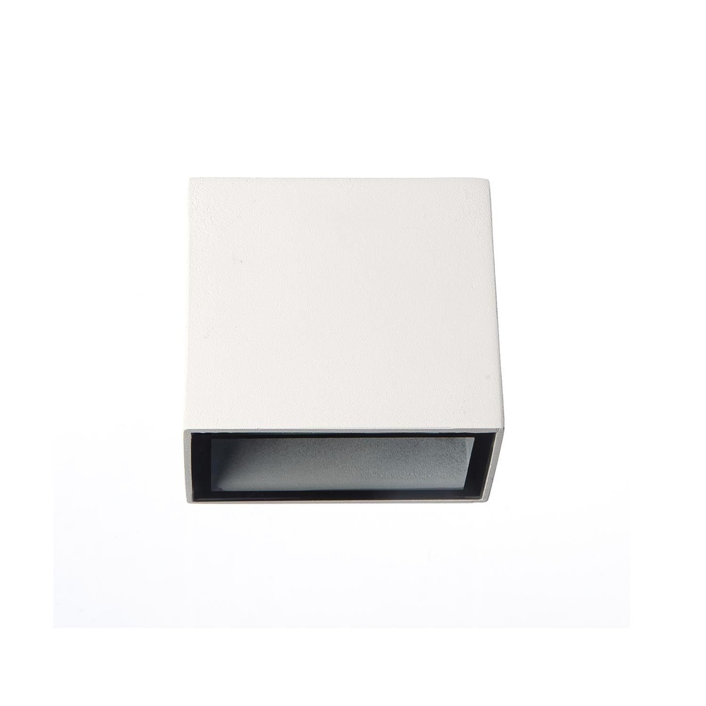 Mint Aplique de Pared Cuadrado Unidireccional Led 3W 3000k 220v Ip40 Blanco