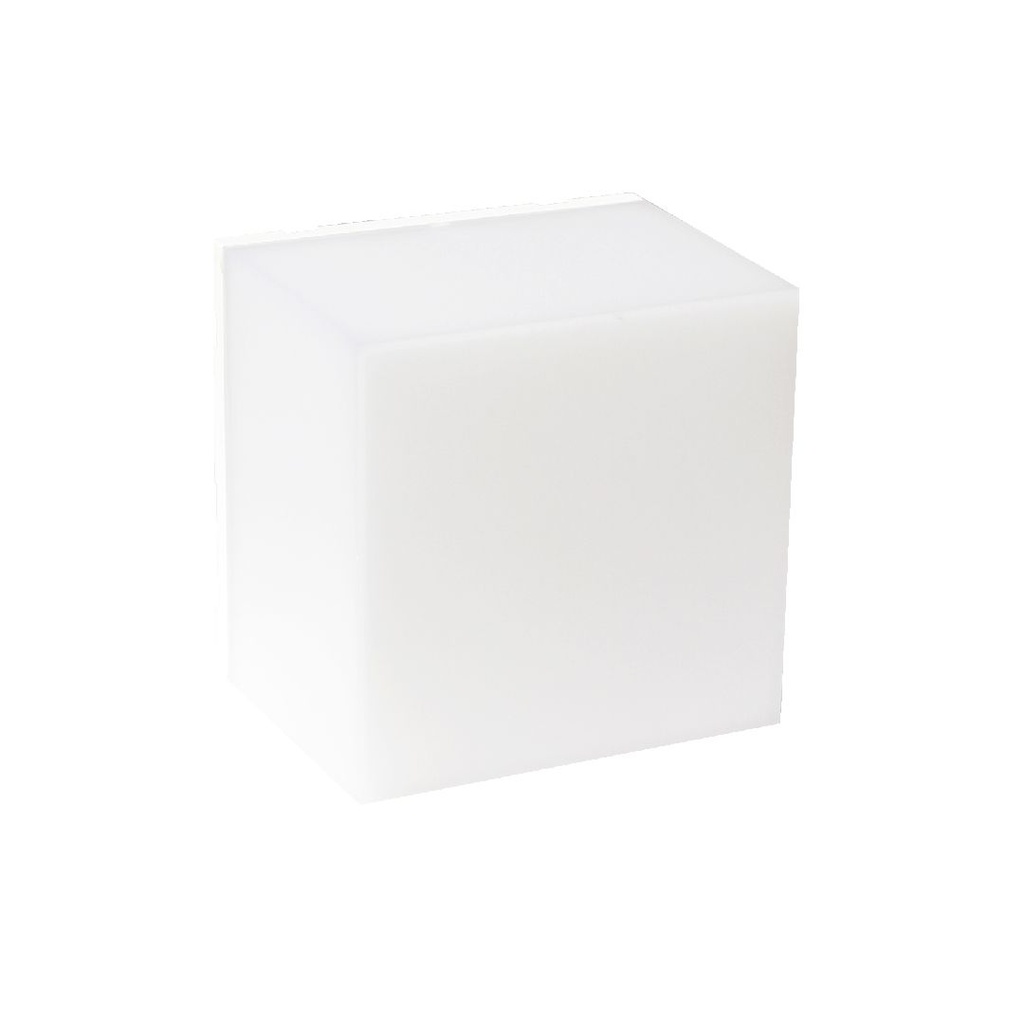 Bloc Plafon Exterior Cuadrado Led 20W 3000-4000-6000K 220v Ip65 250mm Blanco
