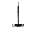 Invisible S Colgante Circular Led Cri80 12W 100º 2700K 220v Ip65 Di.110Mm Negro 