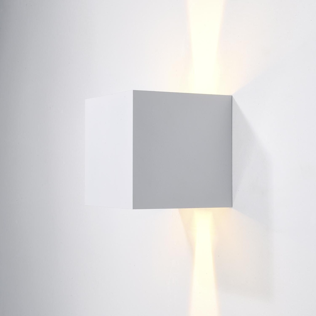 Symud Pro Aplique Exterior Bidireccional Led 2X3W 3000K 220v Ip65 110mm Blanco