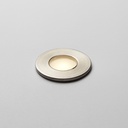 Point Embutido de Piso Exterior Led 1W 3000k 220v Ip67 30mm Acero 