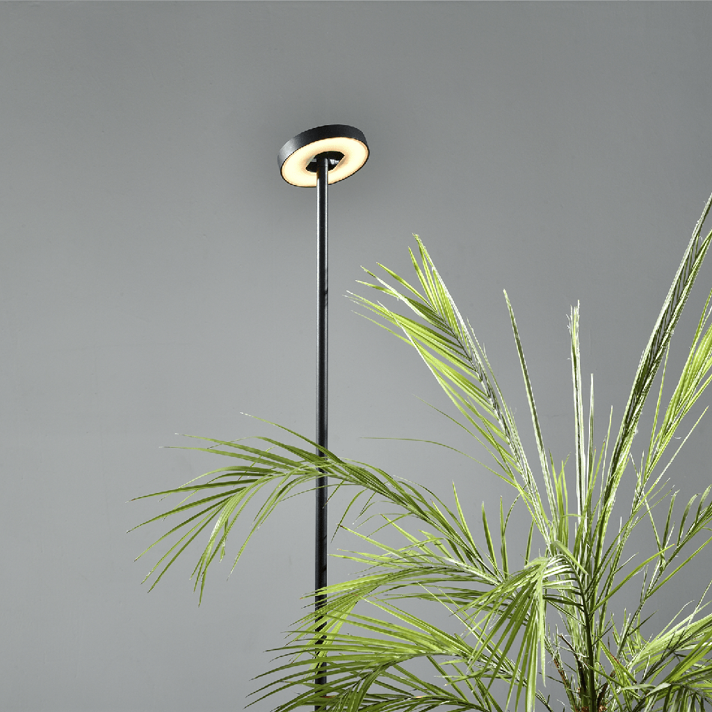 Invisible Jabalina Led Cri80 12W 100º 3000K 220V Ip65 H.506-906-1306Mm Negro 