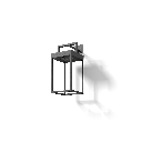 Farol Exterior Piso/Mesa/Pared Led 2,2W 2700-3000k Ip65 Dimerizable Solar Usb 11Hs Gris Grafito