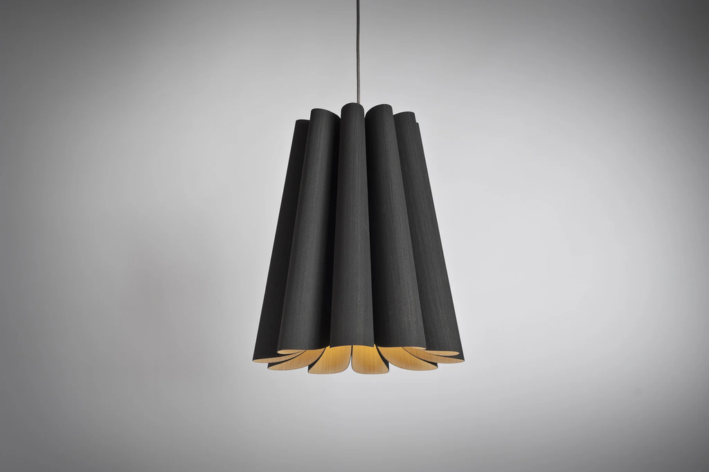 Olivia 39 Colgante Madera Reconstituida Di.39cm E27 Wenge