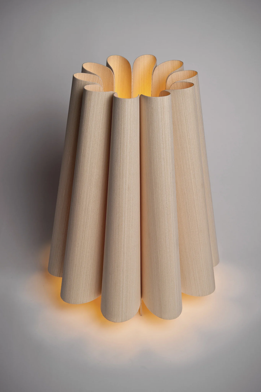 Sofia 51 de Mesa Madera Reconstituida Di.50cm E27 Haya