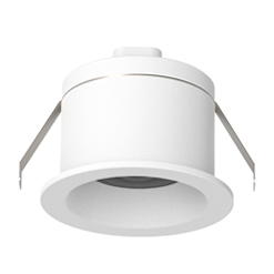 Katan Embutido Fijo Led 3W 2700K 220V 46mm Ip44 Blanco