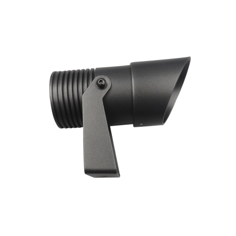 Gan Spot de Exterior C/Horquilla Led 8w CRI90 2700K 24º 220V Ip67 Negro