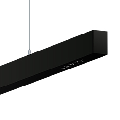 Wally Fit UD 10 Colgante Led 40W 2700K 220V Dim Triac Negro/Negro