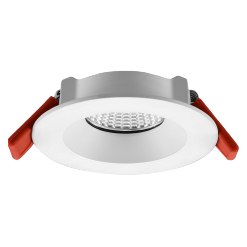 Tevet-R Embutido Fijo Redondo Gu10 Par16 Aluminio Ø90x26 Blanco