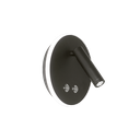 Dallas Aplique Redondo c/Mov. e Interruptor Tocuh Led 6+3W 3000K Negro