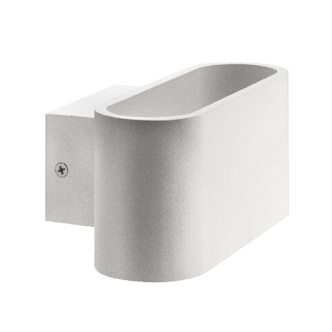 Aldor Aplique Pared Led 7W 2700K 141º IP20 Dim TRIAC C/Tapaboca Blanco Texturado