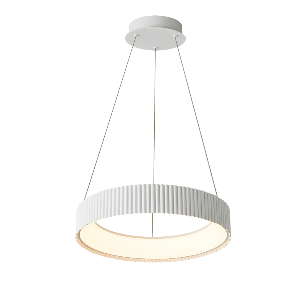 Zumo M Colgante Circular Di.47cm Led 35W 3000K Dimerizable Blanco