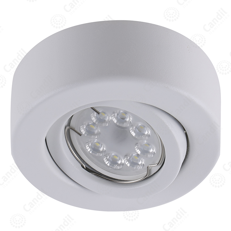 Balcony I Semi-Embutido Redondo Movil Par16 Gu10 Blanco Texturado