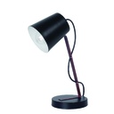 Rodby Lampara de Mesa 1 Luz E27 Ip20 220v h.40cm Negro