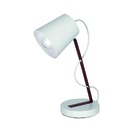 Rodby Lampara de Mesa 1 Luz E27 Ip20 220v h.40cm Blanco