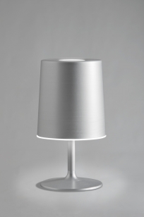 Hi Hat Velador Pantalla Metal Di.22Cm E27 36W H.30Cm Gris Anodizado