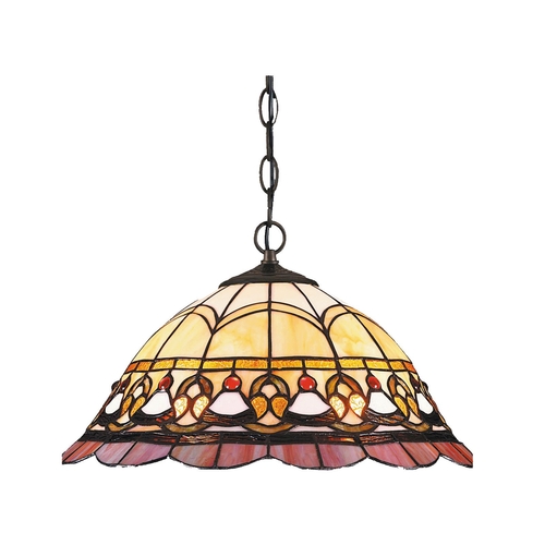 Donatella Colgante Tiffany 2 Luces E27 Di.40cm 