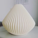 Arminda 30 Velador Impresion 3D 30Cm 1 Luz E27 Blanco