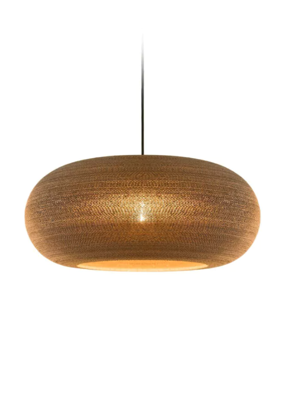Portobello Colgante Oval Di.56cm Carton Corrugado Prensado