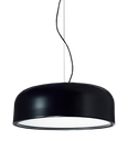 Scott Colgante Laca Brillo Tapa Opal 3Xe27 Negro