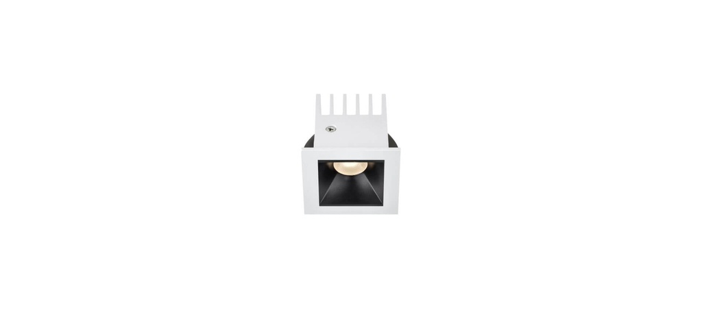 Kaus Embutido 1 Luz Led 2.2W 3000K 30º CRI90 IP20 24V Dim TRIAC  S/Fuente Blanco Texturado
