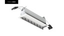 Zoco Embutido Wallwasher Led 15W 3000K 60º IP20 Dim TRIAC Blanco Texturado