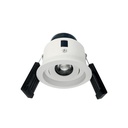 Fedro Small R Recedido Embutido 7W 2700K 28º IP20 Dim TRIAC Blanco Texturado