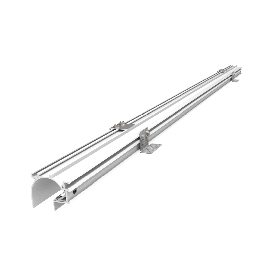 Abo Uni Custom Perfil de Embutir Led 10,5W 2700K IP20 24V Blanco Texturado x Metro