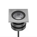 Adu C Embutido Piso Exterior Led 8,5W 3000K 30º IP67 220V Dim TRIAC Acero Inoxidable