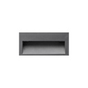 Aleo Rec Embutido Pared Exterior Led 2,8W 3000K 44x60º IP65 220V Gris Grafito